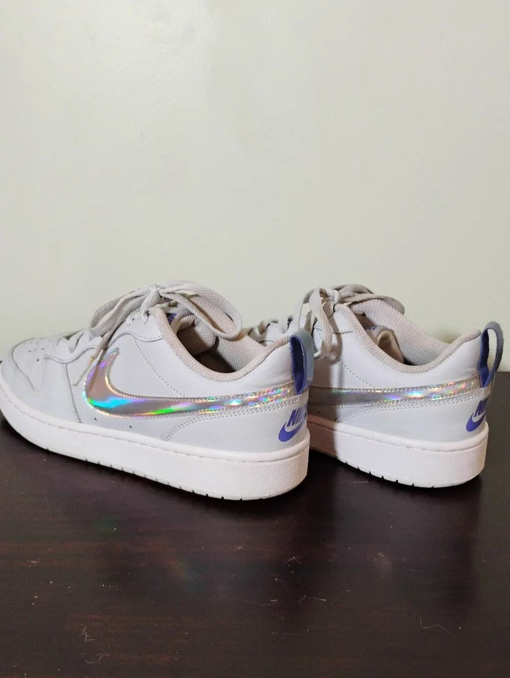 Nike Court Borough 2 GS Aura Sapphire CJ2239-401 - Size 7Y - Big Girl